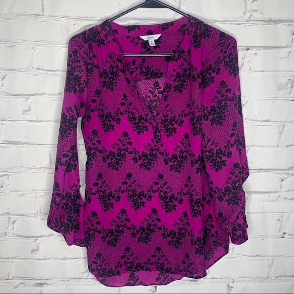 Candie’s  large purple top - Picture 1 of 4